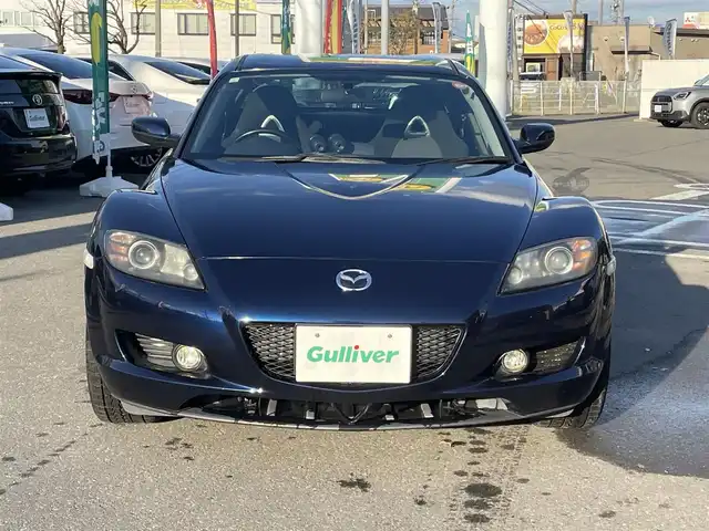 マツダ ＲＸ－８ タイプ S 長野県 2007(平19)年 7.5万km ストーミーブルーマイカ ワンセグテレビ/AM/FM/Bluetooth/フォグランプ/BOSEスピーカー/純正フロアマット/カードキー/電動格納ミラー/ノーマルタイヤ有/パワーウィンドウ/社外18インチAW