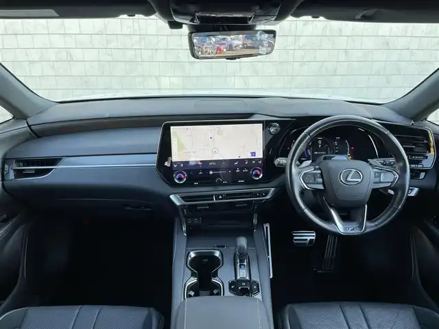 レクサス ＲＸ 500h Fスポーツパフォーマンス 群馬県 2023(令5)年 7.5万km ホワイトノーヴァガラスフレーク サンルーフ　/純正ナビ　/フルセグ・Ｂｌｕｅｔｏｏｔｈ　/全周囲カメラ　/前後席シートエアコン　/ハンドルヒーター　/駐車支援　/デジタルミラー　/レクサスセーフティシステム/パドルシフト　/シートメモリー　/ＨＵＤ