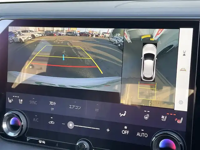 レクサス ＲＸ 500h Fスポーツパフォーマンス 群馬県 2023(令5)年 7.5万km ホワイトノーヴァガラスフレーク サンルーフ　/純正ナビ　/フルセグ・Ｂｌｕｅｔｏｏｔｈ　/全周囲カメラ　/前後席シートエアコン　/ハンドルヒーター　/駐車支援　/デジタルミラー　/レクサスセーフティシステム/パドルシフト　/シートメモリー　/ＨＵＤ