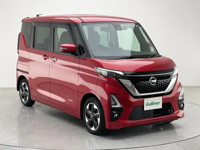 日産 ルークス HWS X プロパイロットED 兵庫県 2020(令2)年 4.7万km スパークリングレッドM 純正9インチSDナビ/（CD/DVD/SD/Bluetooth/フルセグTV）/・MM319D-L/バックカメラ/アラウンドビューモニター/プロパイロット/エマージェンシーブレーキ/アダクティブクルーズコントロール/レーンキープアシスト/コーナーセンサー（前後）/快適Aパック/横滑り防止装置/カーテンエアバッグ/両側パワースライドドア/ビルトインETC/LEDヘッドライト/LEDフォグランプ/オートライト/サーキュレーター/前方ドライブレコーダー/純正14インチアルミホイール/純正フロアマット/ドアバイザー/スマートキー