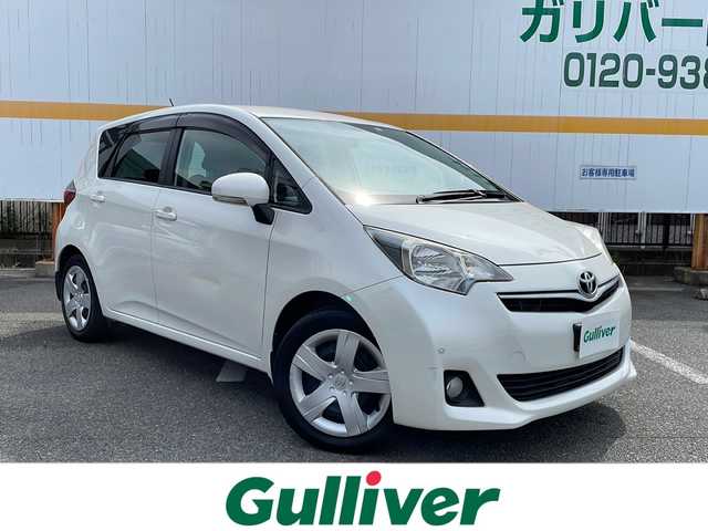 トヨタ ラクティス G 山口県 2011(平23)年 2.9万km ホワイトパールクリスタルシャイン ワンオーナー/純正ナビ/CD/AUX/ワンセグTV/バックカメラ/純正HIDヘッドライト/純正フォグランプ/オートライト/革巻ステアリング/コーナーセンサー/スマートキー/純正フロアマット/純正ドアバイザー/電動格納ウインカードアミラー