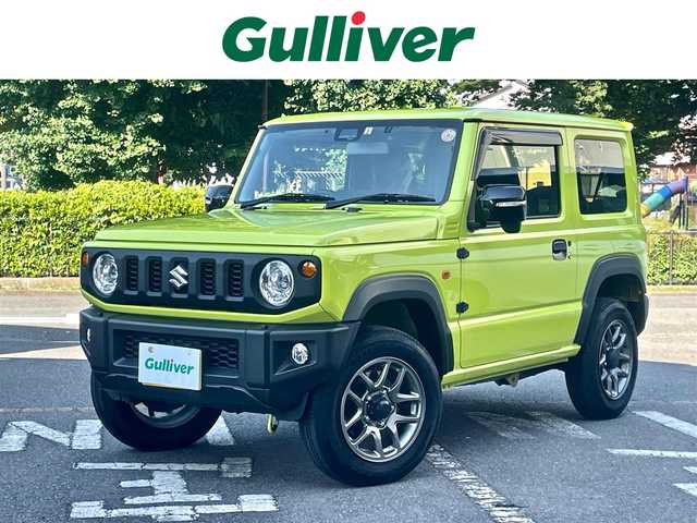 スズキ ジムニー XC 神奈川県 2023(令5)年 1.3万km キネティックイエロー ワンオーナー/セーフティサポート/ーデュアルセンサーブレーキ/ー誤発進抑制機能/ー車線逸脱警報/ーハイビームアシスト/社外ナビ/CD/DVD/地デジ/Bluetooth/バックカメラ/ETC車載器/クルーズコントロール/アイドリングストップ/LEDヘッドランプ/オートライト/シートヒーター(運転席/助手席)/スマートキー/スペアキーあり/保証書/取説あり