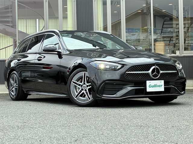 メルセデス・ベンツ Ｍ・ベンツ Ｃ２２０ｄ ステーションワゴン アバンギャルドAMGライン 京都府 2022(令4)年 1.2万km 黒Ｍ 登録時走行距離11683Km/パノラミックスライディングルーフ/レーダーセーフティパッケージ/・アクティブディスタンスA/・アクティブブレーキA/・プレセーフインパルスサイド/・アクティブブラインドスポットA/・アクティブレーンキープA/・アクティブステアリングA/・アクティブレーンチェンジA/・アクティブエマージェンシー ストップA/ユーザーエクスペリエンス/・11.9インチディスプレイ/・HDDナビ/・フルセグTV/・AppleCarPlay/AndroidAuto/・ETC2.0/360°カメラシステム/純正前後ドラレコ/アクティブパーキングA/レーザー×スエードコンビシート/・前席メモリー付パワーシート/・前席シートヒーター/レザーステアリング/・パドルシフト/キーレスゴー/・スマートキー×2個/アンビエントライト/LEDデジタルライト/純正スポーツサスペンション/純正18インチアルミホイール/車両取説/ユーザーエクスペリエンスクイックガイド