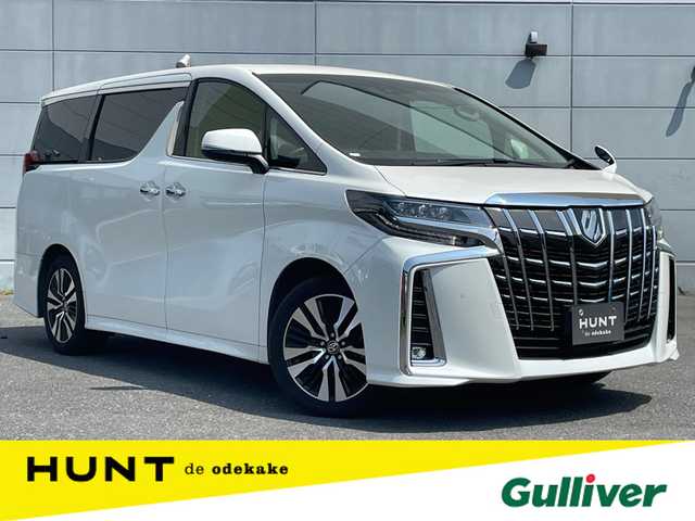 トヨタ アルファード S Cパッケージ 千葉県 2022(令4)年 4.6万km ホワイトパールクリスタルシャイン トヨタセーフティセンス/　衝突軽減ブレーキ/レーンキープアシスト/　レーダークルーズコントロール/オートハイビーム/　クリアランスソナー/純正メーカーディスプレイオーディオナビ/　フルセグ/BT/USB/バックカメラ/ステアリングスイッチ/ETC/両側パワースライドドア/電動パーキングブレーキ/ブレーキホールド/スロットルコントローラー/ステアリングヒーター/レザーシート/パワーシート(D/N席)/シートヒーター(D/N席)/エアシート(D/N席)/LEDヘッドライト/オートライト/フォグライト/スマートキー/プッシュスタート