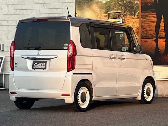 ホンダ Ｎ ＢＯＸ G･L ホンダセンシング カッパーブラウンスタイル 愛知県 2018(平30)年 6.3万km プラチナホワイトパール 衝突軽減ブレーキ　/レーンキープアシスト　/ナビ　/フルセグＴＶ　/バックカメラ　/ＥＴＣ　/両側電動スライドドア　/レーダークルーズコントロール　/プッシュスタート　/スマートキー