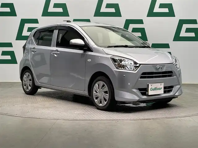 ダイハツ ミラ イース X リミテッド SAⅢ 鹿児島県 2022(令4)年 1.1万km ブライトシルバーメタリック 禁煙　/スマートアシストIII　/オーディオ　/ＥＴＣ　/ＬＥＤヘッドライト　/前後コーナーセンサー　/フロアマット　/オートライト　/オートマチックハイビーム/アイドリングストップ　/電格ミラー