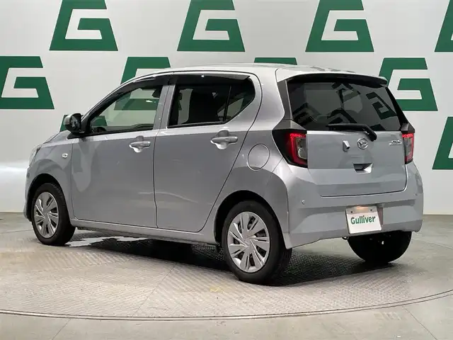 ダイハツ ミラ イース X リミテッド SAⅢ 鹿児島県 2022(令4)年 1.1万km ブライトシルバーメタリック 禁煙　/スマートアシストIII　/オーディオ　/ＥＴＣ　/ＬＥＤヘッドライト　/前後コーナーセンサー　/フロアマット　/オートライト　/オートマチックハイビーム/アイドリングストップ　/電格ミラー