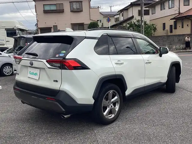 トヨタ ＲＡＶ４ ハイブリットG 千葉県 2021(令3)年 2.4万km ホワイトパールクリスタルシャイン 純正ナビゲーション/Bluetooth/TV/CD /バックカメラ/ステアリングヒーター/AUTOミラー/ブラインドスポットモニター/純正18インチアルミホイール/サンルーフ/パワーバックドア/スマートキー×2