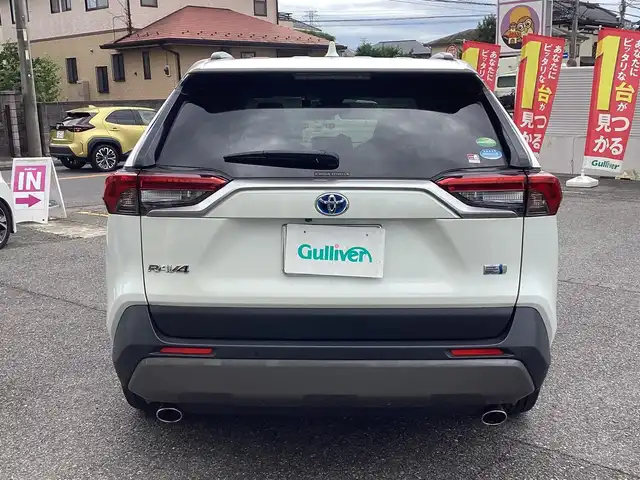 トヨタ ＲＡＶ４ ハイブリットG 千葉県 2021(令3)年 2.4万km ホワイトパールクリスタルシャイン 純正ナビゲーション/Bluetooth/TV/CD /バックカメラ/ステアリングヒーター/AUTOミラー/ブラインドスポットモニター/純正18インチアルミホイール/サンルーフ/パワーバックドア/スマートキー×2