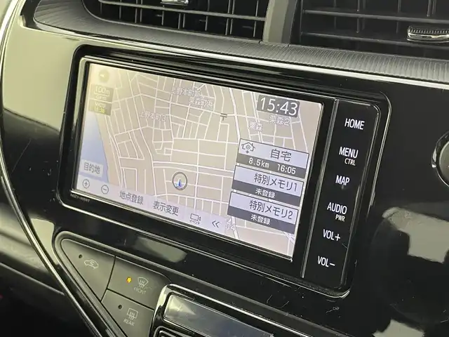 トヨタ アクア S スタイルブラック 福井県 2019(平31)年 5.9万km ダークブルーマイカ 純正ナビ/CD/DVD/Bluetooth/フルセグ/バックカメラ/オートライト/横滑り防止/レーンキープアシスト/衝突軽減システム/プッシュスタート/ステアリングスイッチ