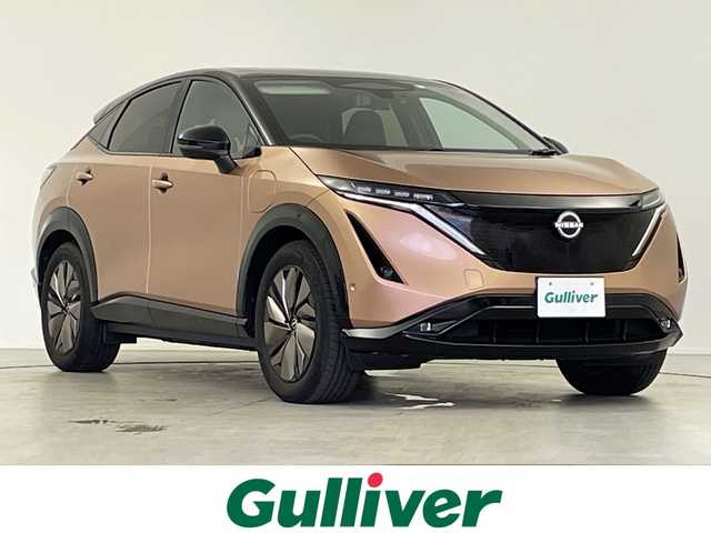 日産 アリア B6 e－4ORCE リミテッド 岐阜県 2023(令5)年 1.9万km ゴールド プロパイロット2.0/パノラミックガラスルーフ/BOSEサウンド/純正12.3インチディスプレイ/・ナビ/フルセグ/BT/USB/AppleCarPlay/アラウンドビューモニター/インテリジェントルームミラー/ドライブレコーダー/ブラインドスポットモニター/レザーシート/シートヒーター/ベンチレーション/革巻きステアリング/ステアリングスイッチ/ステアリングヒーター/ワイヤレス充電/ETC2.0