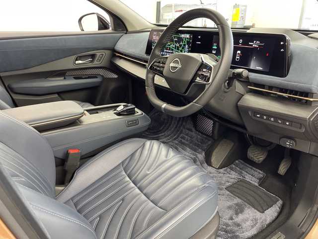 日産 アリア B6 e－4ORCE リミテッド 岐阜県 2023(令5)年 1.9万km ゴールド プロパイロット2.0/パノラミックガラスルーフ/BOSEサウンド/純正12.3インチディスプレイ/・ナビ/フルセグ/BT/USB/AppleCarPlay/アラウンドビューモニター/インテリジェントルームミラー/ドライブレコーダー/ブラインドスポットモニター/レザーシート/シートヒーター/ベンチレーション/革巻きステアリング/ステアリングスイッチ/ステアリングヒーター/ワイヤレス充電/ETC2.0