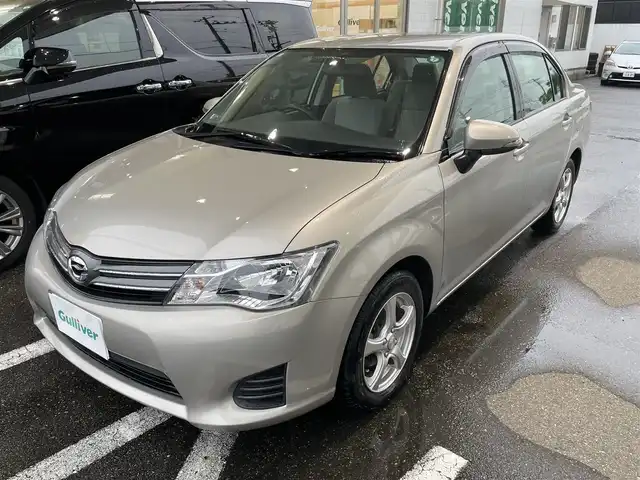 トヨタ カローラ アクシオ 1．5X 新潟県 2013(平25)年 10.4万km メローシルバーメタリック メモリナビ/ワンセグテレビ/ウィンカーミラー/ドアバイザー/純正フロアマット/ETC/電動格納ドアミラー/レベライザー/スペアキー1個