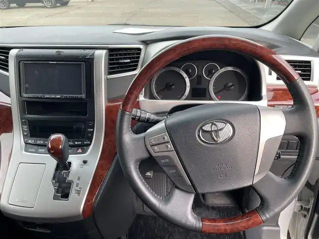 トヨタ ヴェルファイア 2．4Z プラチナセレクション 新潟県 2009(平21)年 9.6万km ホワイトパールクリスタルシャイン HDDナビ　型式CN-HW880D/CD/DVD/BT/ETC/バックカメラ/両側パワースライドドア/フルセグ