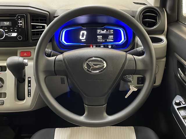 ダイハツ ミラ イース X リミテッド SAⅢ 新潟県 2023(令5)年 0.6万km シャイニングホワイトパール 4WD/CD/AUX/衝突被害軽減ブレーキ/レーンキープアシスト/コーナーセンサー/リモコンキー /LEDヘッドライト/オートライト/オートハイビーム