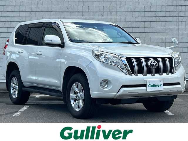 トヨタ ランドクルーザー プラド TX 秋田県 2015(平27)年 12.3万km ホワイトパールクリスタルシャイン ・純正ナビ /・Bluetooth /・ETC /・バックカメラ /・ABS /・横滑り防止 /・ダウンヒルアシストコントロール /・センターデフロック /・オートライト /・WAC /・ドラレコ /・純正フロアマット /・スマートキー /・冬タイヤ積み込み/・パワーステアリング/・パワーウィンドウ/・4WD