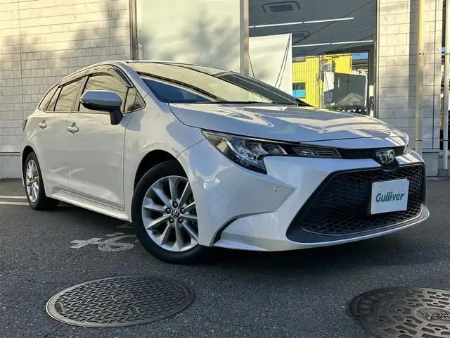 トヨタ カローラツーリング S 埼玉県 2021(令3)年 3.8万km ホワイトパールクリスタルシャイン Toyota Safety Sense/　・LDA（レーンディパーチャーアラート）/　・PCS（プリクラッシュセーフティ）/　・オートマチックハイビーム/　・レーダークルーズコントロール/純正T-Connectナビ/　BT/USB/Miracast/AppleCarPlay/AndroidAuto/バックカメラ/スポーツモード/電動パーキングブレーキ/ブレーキホールド機能/TRC（トラクションコントロール）/ビルトインETC/前後ドライブレコーダー/プッシュスタートボタン/スマートキー/純正アルミホイール/純正フロアマット