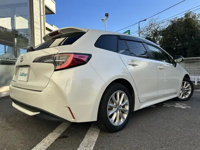 トヨタ カローラツーリング S 埼玉県 2021(令3)年 3.8万km ホワイトパールクリスタルシャイン Toyota Safety Sense/　・LDA（レーンディパーチャーアラート）/　・PCS（プリクラッシュセーフティ）/　・オートマチックハイビーム/　・レーダークルーズコントロール/純正T-Connectナビ/　BT/USB/Miracast/AppleCarPlay/AndroidAuto/バックカメラ/スポーツモード/電動パーキングブレーキ/ブレーキホールド機能/TRC（トラクションコントロール）/ビルトインETC/前後ドライブレコーダー/プッシュスタートボタン/スマートキー/純正アルミホイール/純正フロアマット