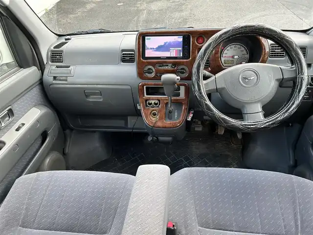 ダイハツ アトレー ワゴン カスタム ターボ RS 長崎県 2006(平18)年 14.3万km ホワイト 社外SDナビ(FM/AM/CD/DVD/フルセグTV)/ETC/フロアマット/ドアバイザー/電動格納ミラー/ABS/スペアキー