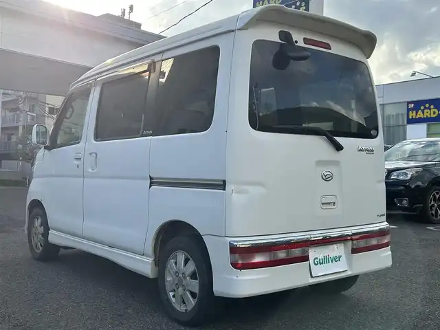 ダイハツ アトレー ワゴン カスタム ターボ RS 長崎県 2006(平18)年 14.3万km ホワイト 社外SDナビ(FM/AM/CD/DVD/フルセグTV)/ETC/フロアマット/ドアバイザー/電動格納ミラー/ABS/スペアキー
