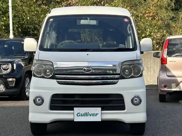 ダイハツ アトレー ワゴン カスタム ターボ RS 長崎県 2006(平18)年 14.3万km ホワイト 社外SDナビ(FM/AM/CD/DVD/フルセグTV)/ETC/フロアマット/ドアバイザー/電動格納ミラー/ABS/スペアキー