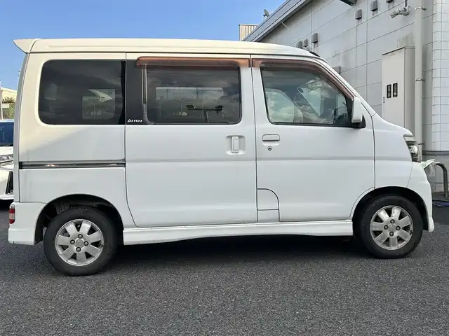 ダイハツ アトレー ワゴン カスタム ターボ RS 長崎県 2006(平18)年 14.3万km ホワイト 社外SDナビ(FM/AM/CD/DVD/フルセグTV)/ETC/フロアマット/ドアバイザー/電動格納ミラー/ABS/スペアキー