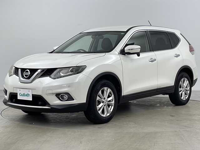 日産 エクストレイル 20X エマージェンシーブレーキ 道央・札幌 2017(平29)年 1.1万km パール 純正ナビ (BT/CD/DVD/フルセグTV)/ドラレコ　/バックカメラ/シートヒーター/４WD/ダウンヒルアシストコントロール/衝突軽減ブレーキ/合革シート/ETC/横滑り防止装置/LEDヘッドライト