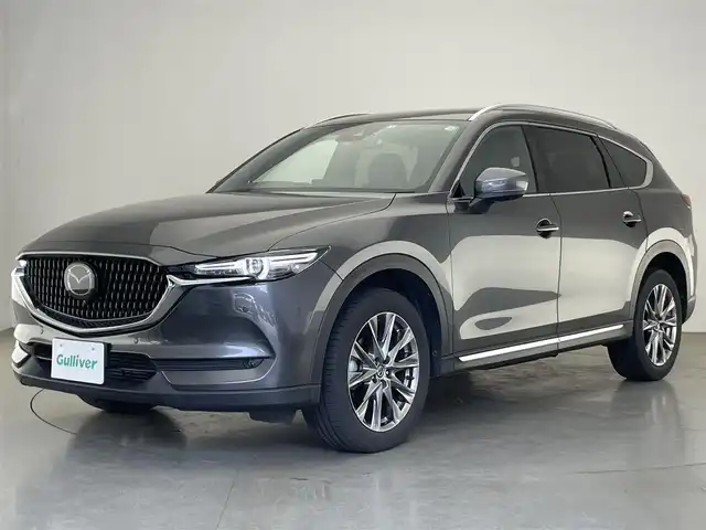 マツダ ＣＸ－８ XD Lパッケージ 愛知県 2022(令4)年 3.5万km マシーングレープレミアムM 純正ナビフルセグＴＶ　サンルーフ　ＢＯＳＥサウンド　全方位カメラ　パワーバックドア　黒革　シートベンチレーション　ハンドルヒーター　ワイヤレス充電　電動パーキング　衝突軽減　追従クルコン　ＢＳＭ　LEDオートライト　フォグランプ　ルーフレール　スマートシティブレーキサポート　オートハイビーム　コーナーセンサー　前後純正ドライブレコーダー　禁煙