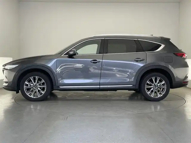 マツダ ＣＸ－８ XD Lパッケージ 愛知県 2022(令4)年 3.5万km マシーングレープレミアムM 純正ナビフルセグＴＶ　サンルーフ　ＢＯＳＥサウンド　全方位カメラ　パワーバックドア　黒革　シートベンチレーション　ハンドルヒーター　ワイヤレス充電　電動パーキング　衝突軽減　追従クルコン　ＢＳＭ　LEDオートライト　フォグランプ　ルーフレール　スマートシティブレーキサポート　オートハイビーム　コーナーセンサー　前後純正ドライブレコーダー　禁煙