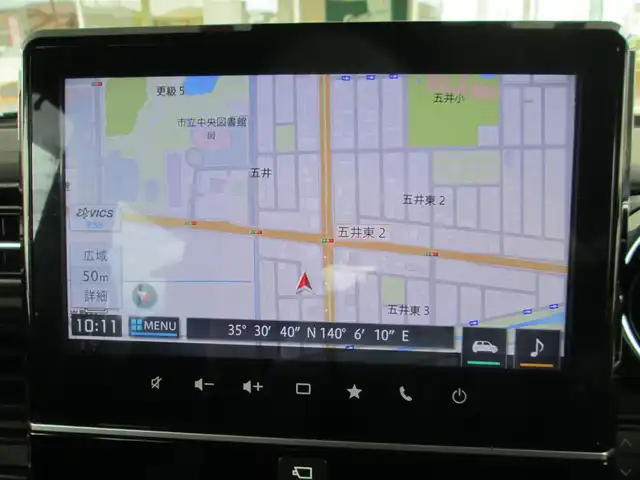 スズキ スペーシア カスタム HYBRID XS ターボ 千葉県 2022(令4)年 3.2万km ブルーイッシュブラックパール3 9インチスズキコネクトナビ、フルセグTV/全方位モニター/オーディオ【CD/DVD/Bluetooth/USB】/デュアルカメラブレーキサポート/両側パワースライドドア/LEDヘッドライト&LEDフォグ/純正14インチアルミホイール/ウィンカードアミラー/ヘッドアップディスプレイ/レーダークルーズコントロール/ハーフレザーシート&運転席シートヒーター/スイッチ付き革巻きステアリング/パドルシフト/オートマチックハイビーム/ビルトインETC/保証書/取扱説明書/スペアキー/ナビ説明書