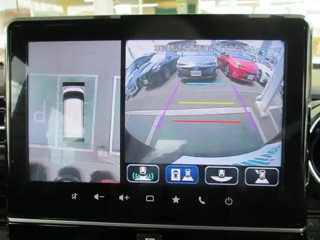 スズキ スペーシア カスタム HYBRID XS ターボ 千葉県 2022(令4)年 3.2万km ブルーイッシュブラックパール3 9インチスズキコネクトナビ、フルセグTV/全方位モニター/オーディオ【CD/DVD/Bluetooth/USB】/デュアルカメラブレーキサポート/両側パワースライドドア/LEDヘッドライト&LEDフォグ/純正14インチアルミホイール/ウィンカードアミラー/ヘッドアップディスプレイ/レーダークルーズコントロール/ハーフレザーシート&運転席シートヒーター/スイッチ付き革巻きステアリング/パドルシフト/オートマチックハイビーム/ビルトインETC/保証書/取扱説明書/スペアキー/ナビ説明書