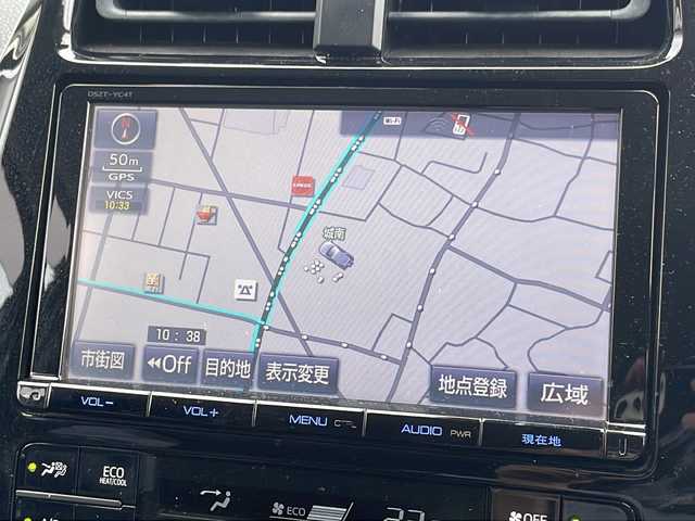 トヨタ プリウス A 福島県 2017(平29)年 12.2万km アティチュードブラックマイカ モデリスタＡＷ　セーフティセンス　純正９型ナビ　ヘッドアップディスプレイ　バックＣ　ビルドインＥＴＣ　フルセグ　オートパーキングアシスト　レーダークルーズ　積込スピードラインＡＷ　スペアキー　エンスタ