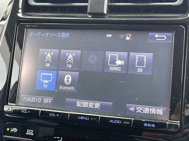 トヨタ プリウス A 福島県 2017(平29)年 12.2万km アティチュードブラックマイカ モデリスタＡＷ　セーフティセンス　純正９型ナビ　ヘッドアップディスプレイ　バックＣ　ビルドインＥＴＣ　フルセグ　オートパーキングアシスト　レーダークルーズ　積込スピードラインＡＷ　スペアキー　エンスタ