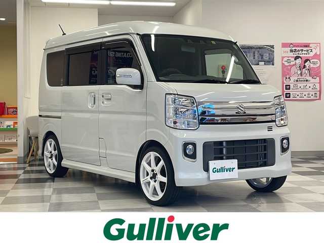 スズキ エブリィ ワゴン PZターボ スペシャル ハイルーフ 岐阜県 2020(令2)年 1.9万km パールホワイト ワンオーナー/ターボ/デュアルカメラブレーキサポート/レーンキープ/両側パワースライドドア/パナソニックSDナビ /フルセグTV/Bluetooth/バックカメラ/オートステップ/スマートキー/プッシュスタート/ダウンサスペンション/ドライブレコーダー/純正サスペンション車載/社外16インチアルミホイール/純正アルミホイール車載/革調シートカバー/HIDヘッドライト/保証書/取扱説明書/スペアキー