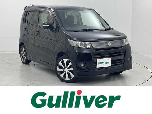 スズキ ワゴンＲ スティングレー リミテッドⅡ 茨城県 2012(平24)年 10.8万km ブルーイッシュブラックパール3 ワンセグテレビ（走行中視聴可能）/Wエアバッグ/運転席側シートヒーター/エンジンスターボタン/純正フロアマット/オートライト/ベンチシート