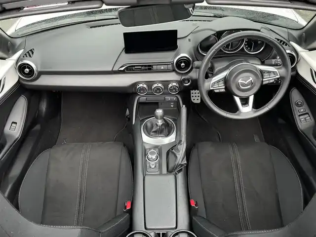 マツダ ロードスター S スペシャルパッケージ 福岡県 2024(令6)年 1.1万km スノーフレイクホワイトパールマイカ 純正8.8型SDナビ(フルセグTV/BT)バックモニタi-ACTIVSENSEコーナーセンサーレーダークルコンドラレコETCシートヒーター純正LEDヘッドライト純正アルミホイール純正フロアマットCタイプ充電プッシュスタートスマートキースペアキー