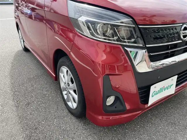 日産 デイズ ルークス ハイウェイスター Xターボ 石川県 2018(平30)年 8万km スパークリングレッド/ブラック 4WD/ターボ/純正メモリーナビ/フルセグTV/アラウンドビューモニター/LEDヘッドライト/片側パワースライドドア/ドライブレコーダー/エマージェンシーブレーキ/純正アルミホイール/インテリキー/プッシュスタート/ブラックルーフ/保証書