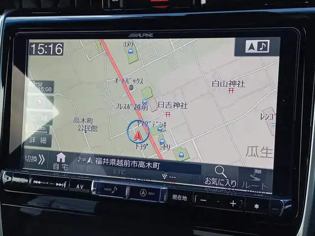 トヨタ ハリアー プレミアム 福井県 2018(平30)年 6.7万km ブラック 社外9インチナビ（X9Z）/・（フルセグTV/CD/DVD/Bluetooth/USB/HDMI）/バックカメラ/Toyota Safety Sense P/レーンキープアシスト/クリアランスソナー/レーダークルーズコントロール/D席パワーシート/ETC/ドライブレコーダー/オートブレーキホールド/ステアリングリモコン/オートLEDヘッドライト/電動格納ウィンカーミラー/オートマチックハイビーム/純正18インチAW