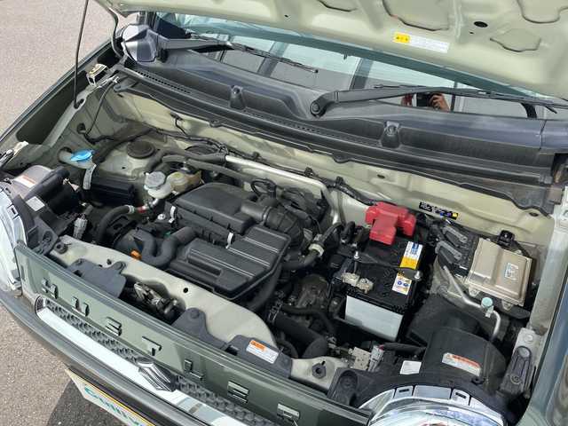 スズキ ハスラー F リミテッド 神奈川県 2017(平29)年 3万km クールカーキパールメタリック/ホワイト2トーンルーフ パイオニア製ディスプレイオーディオ（FH-7100dvd）/CD/DVD/Bluetooth/バックカメラ/シートヒーター/ビルトインETC/プッシュスタート/スマートキー/純正フロアマット/レーンキープアシスト/アイドリングストップ/横滑り防止装置/盗難防止装置/衝突被害軽減システム