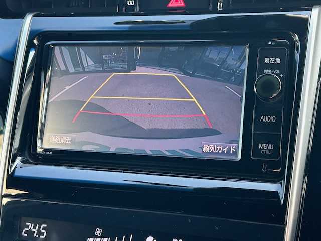 トヨタ ハリアー プレミアム 愛媛県 2015(平27)年 7.5万km ブラック 純正ナビ/フルセグTV/バックカメラ/モデリスタエアロ/モデリスタグリル/前方ドラレコ/ETC/電動リアゲート/ハーフレザーシート/パワーシート/LEDヘッドライト/オートライト/オートハイビーム/純正AW/純正フロアマット/クルコン/スマートキー/プッシュスタート