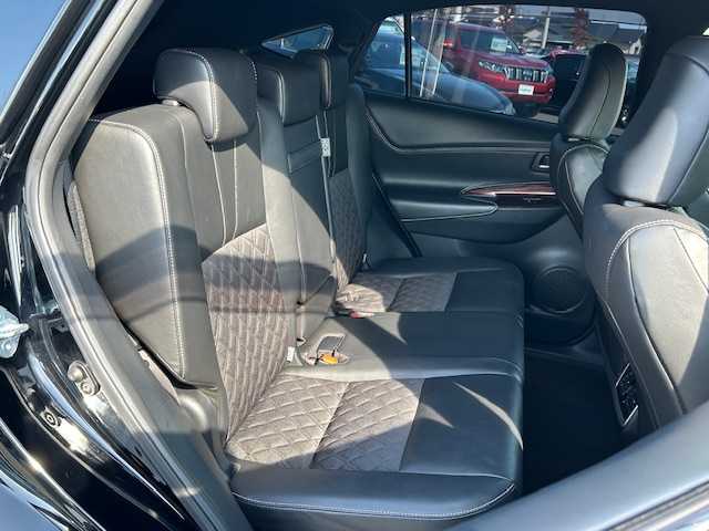 トヨタ ハリアー プレミアム 愛媛県 2015(平27)年 7.5万km ブラック 純正ナビ/フルセグTV/バックカメラ/モデリスタエアロ/モデリスタグリル/前方ドラレコ/ETC/電動リアゲート/ハーフレザーシート/パワーシート/LEDヘッドライト/オートライト/オートハイビーム/純正AW/純正フロアマット/クルコン/スマートキー/プッシュスタート