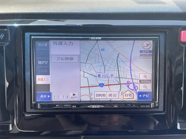 ホンダ Ｎ ＷＧＮ カスタム G ターボパッケージ 愛知県 2014(平26)年 5.4万km カトラリーシルバーM (株)IDOMが運営する【じしゃロン豊川店】の自社ローン専用車両になります。こちらは現金またはオートローンご利用時の価格です。自社ローンご希望の方は別途その旨お申付け下さい/ 社外メモリナビ/　◯ CD再生機能/　◯ DVD再生機能/　◯ フルセグTV/ ハーフレザーシート/ バックカメラ/ ETC/ 革巻ステアリング/ ステアリングスイッチ/ パドルシフト/ クルーズコントロール/ ウインカーミラー/ ドアバイザー/ 純正フロアマット