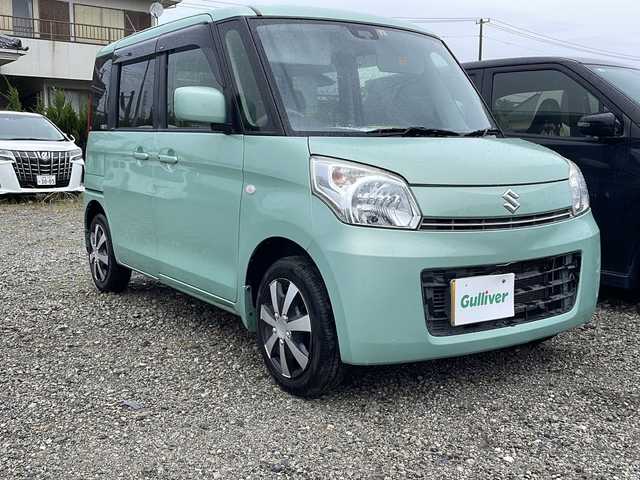 スズキ スペーシア G 徳島県 2014(平26)年 12.9万km フォレストアクアメタリック