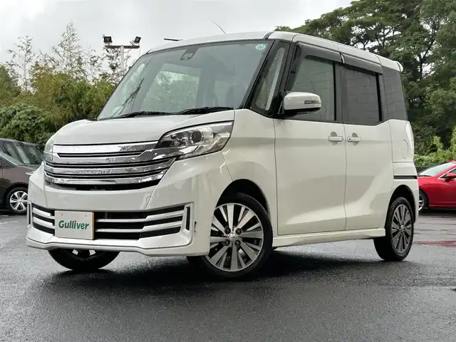 日産 デイズ ルークス HWS X Vセレ +SeftyⅡ 長崎県 2016(平28)年 9.4万km ホワイトパール プッシュスタート/スマートキー/純正SDナビ(FM/AM/BT/フルセグ/iPod)/バックカメラ/防眩切り替えルームミラー/社外フロアマット/両側パワスラ/AUTECH15インチアルミホイール/AUTECHフロントバンパー/スペアキー(1本)/シートアレンジ/ビークルダイナミクスコントロール/ABS/エマージェンシーブレーキ/レーザーレーダー/アラウンドビューモニター