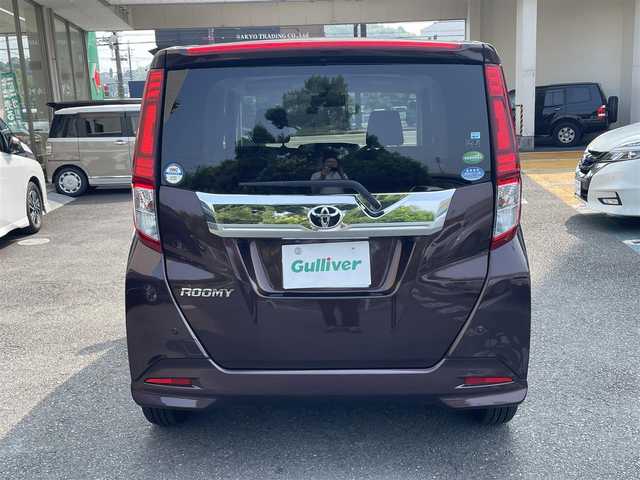 トヨタ ルーミー カスタムG S 静岡県 2017(平29)年 6.3万km プラムブラウンパールクリスタルシャイン ワンオーナー/純正9インチナビ/フルセグTV/DVD/CD/SD/MSV/BT/バックカメラ/両側パワースライドドア/衝突軽減ブレーキ/レーンキープアシスト/クルーズコントロール/前方ドライブレコーダー/ビルトインETC/LEDヘッドライト/LEDフォグライト/ステアリングスイッチ/スマートキー×2/保証書/取扱説明書/ナビ取扱説明書