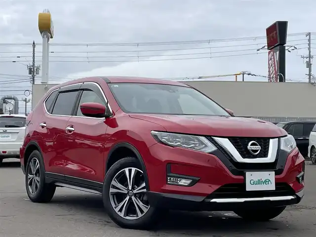 日産 エクストレイル 20X 道東・釧路十勝 2019(令1)年 2.7万km バーニングレッド パートタイム4WD/運転支援システム/・走行支援/(エマージェンシーブレーキ/車線警告)/・進入禁止警報/・駐車支援/(フロント/リア)/・シャシー制御/(コーナリングスタビリティアシスト/アクティブエンジンブレーキ)/社外メモリナビ/ (CD/DVD/BT)/フルセグTV/バックカメラ/ETC/社外前後ドライブレコーダー/革巻きステアリング/ステアリングスイッチ/カプロンシート/パワーバックドア/プッシュスタート/スマートキー/純正18インチAW/社外18インチAW付スタッドレスタイヤ積込/オートライト/純正LEDヘッドライト/フォグランプ/ウインカーミラー/電動格納ミラー/ミラーヒーター/純正フロアマット/横滑り防止装置/アイドリングストップ/取扱説明書