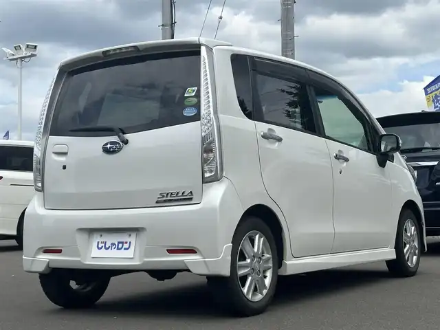 スバル ステラ カスタム R 道北・旭川 2013(平25)年 6.5万km パールホワイトⅢ (株)IDOMが運営する【じしゃロン旭川店】の自社ローン専用車両になります。こちらは現金またはオートローンご利用時の価格です。自社ローンご希望の方は別途その旨お申付け下さい/　/・社外ナビ(CD/DVD/BT/SD/フルセグ)/・ETC/・プッシュスタート/・スマートキー１個/・フォグランプ/・積込サマー 純正AW155/65R14/・取扱説明書