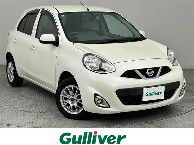 日産 マーチ 12X FOUR Vセレクション 道央・札幌 2019(平31)年 4.6万km ブリリアントホワイトパール ・４WD/・純正メモリナビ/・CD／Bluetooth／SD/・バックカメラ/・社外前後ドライブレコーダー/・ETC/・純正エンジンスターター/・２WD⇔４WD切替/・横滑り防止装置/・ハロゲンライト/・オートライト/・ヘッドライトレベライザー/・フォグランプ/・純正フロアマット/・ドアバイザー/・積込スタッドレス社外AW【165／60／R14】/・スマートキー/・プッシュスタート/・スペアキー/・取扱説明書/・保証書