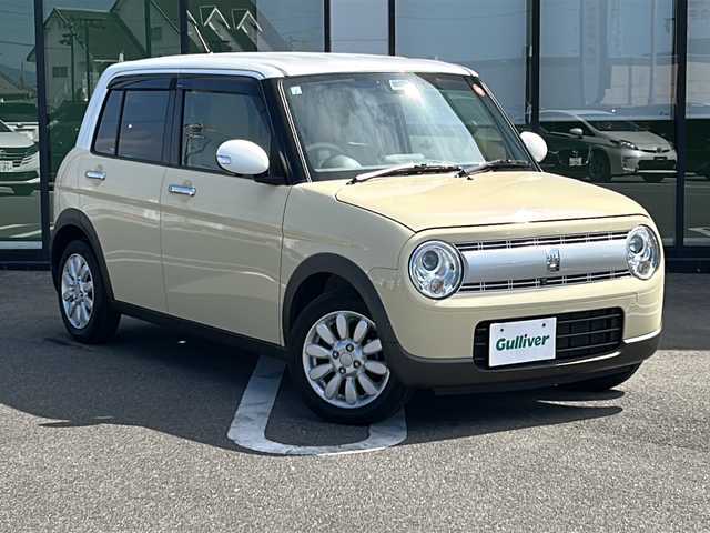 スズキ ラパン X 岐阜県 2021(令3)年 5.6万km 黄 純正8インチナビ/フルセグ/全方位カメラ/バックモニター/シートヒーター/レーンキープアシスト/前後ドライブレコーダー/純正アルミ/スペアキー/LEDヘッドライト/Bluetooth