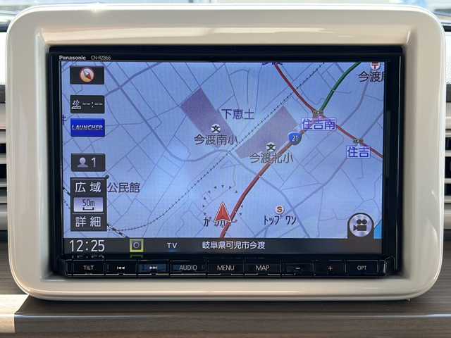 スズキ ラパン X 岐阜県 2021(令3)年 5.6万km 黄 純正8インチナビ/フルセグ/全方位カメラ/バックモニター/シートヒーター/レーンキープアシスト/前後ドライブレコーダー/純正アルミ/スペアキー/LEDヘッドライト/Bluetooth